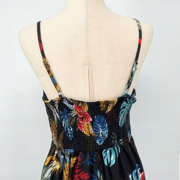 Sleeveless Tropical/Floral Print Mini Dress- NWOT - Picture 5 of 8